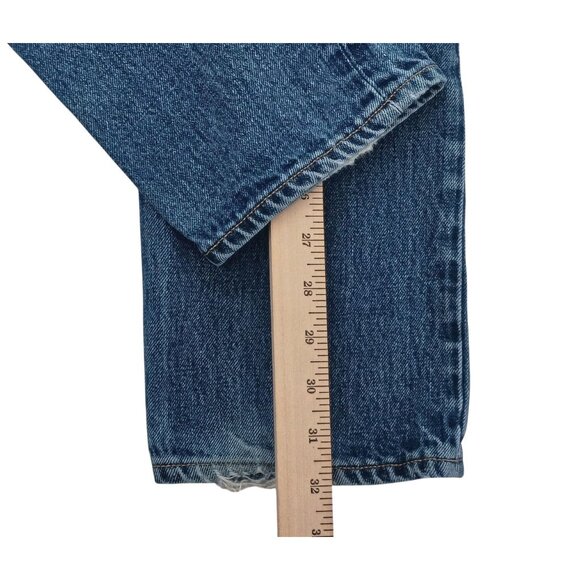 Club Monaco Jeans Mens 33x32 Blue Japanese Indigo Denim Straight Leg Made Japan - Picture 11 of 11